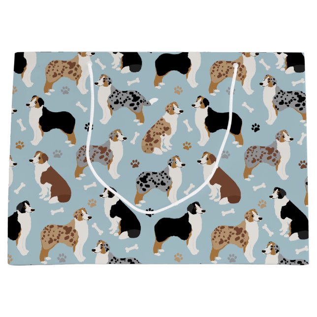 australian shepherd Bones och Tass (Framsidan)