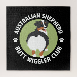 Australian shepherd Butt Wiggler Klubb Pussel