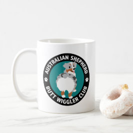 Australian shepherd Butt Wigglers Klubb Kaffemugg
