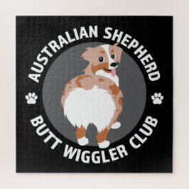 australian shepherd Butt Wigglers Klubb - Red Merl Pussel