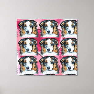 Australian Shepherd Canvastryck