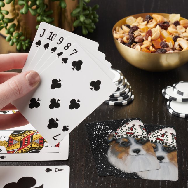 Australian shepherd casinokort (På plats)