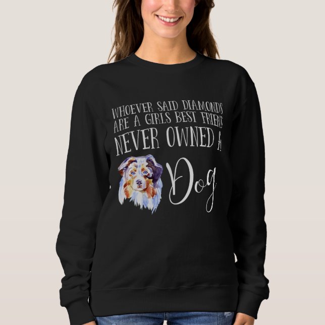 Australian Shepherd  Dog Love Miniature Love My Au T Shirt (Framsida)