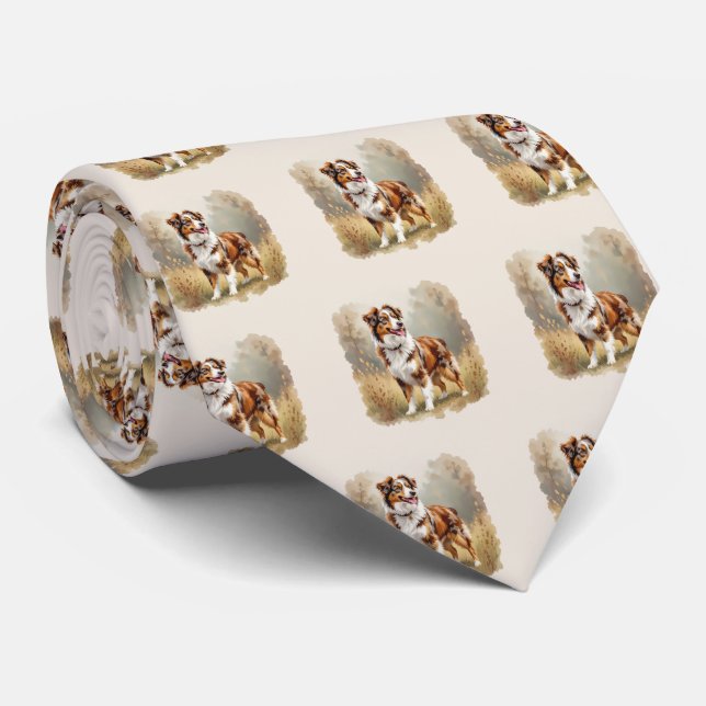 Australian Shepherd Dog Red Merle Aussie Slips (Rullad)