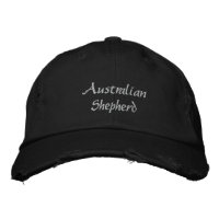 Australian shepherd Embroired Baseball Cap
