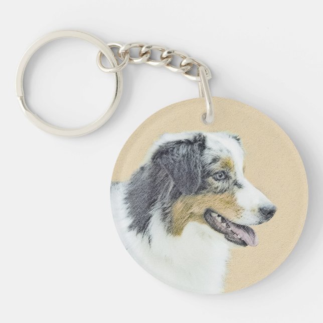 Australian shepherd-färg - originalbild av Hund (Framsidan)