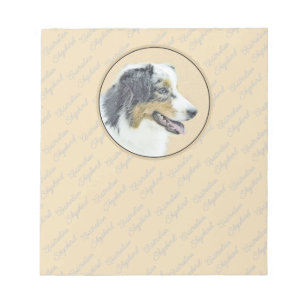 Australian shepherd-färg - originalbild av Hund Anteckningsblock