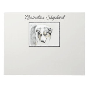 Australian shepherd-färg - originalbild av Hund Anteckningsblock