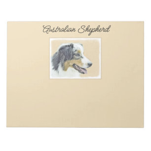 Australian shepherd-färg - originalbild av Hund Anteckningsblock