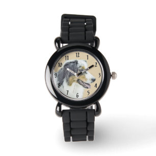 Australian shepherd-färg - originalbild av Hund Armbandsur
