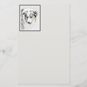 Australian shepherd-färg - originalbild av Hund Brevpapper
