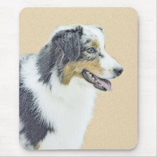 Australian shepherd-färg - originalbild av Hund Musmatta