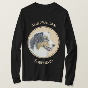 Australian shepherd-färg - originalbild av Hund T Shirt