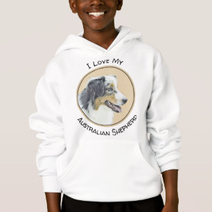 Australian shepherd-färg - originalbild av Hund T Shirt