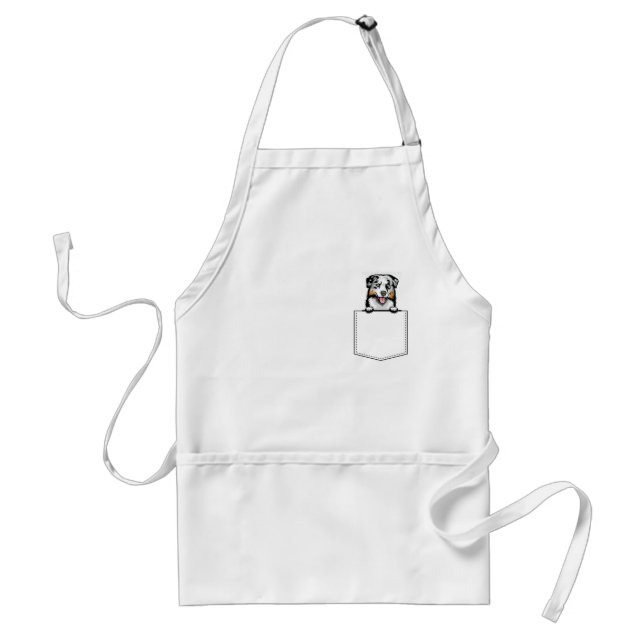 Australian shepherd ficka Apron Förkläde (Framsidan)
