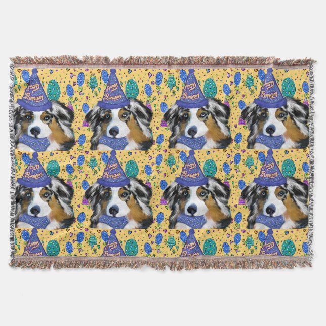 AUSTRALIAN SHEPHERD FILT (Framsidan)