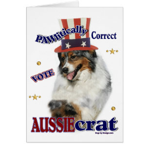 Australian shepherd Gifts Hälsningskort