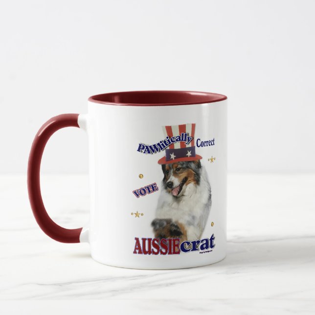 Australian shepherd Gifts Mugg (Vänster)