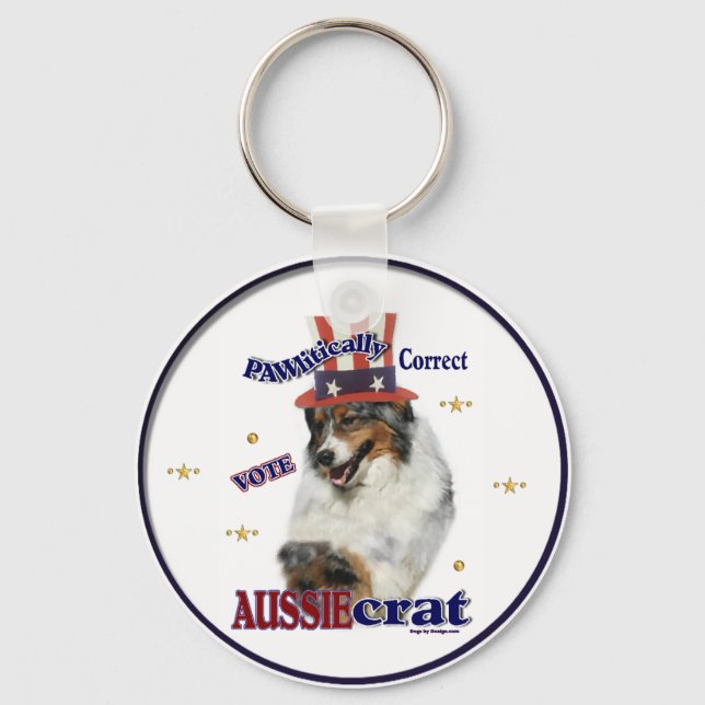 Australian shepherd Gifts Nyckelring (Framsida)