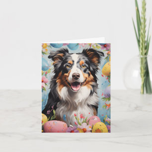 Australian shepherd Glad påsk Kort