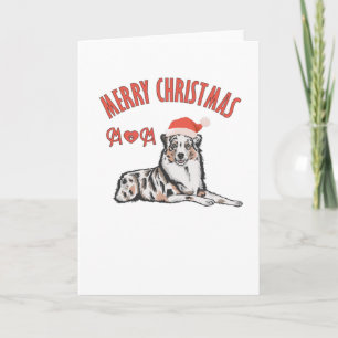 Australian Shepherd God Jul Mamma Kort