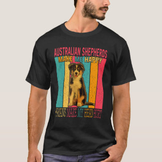 Australian shepherd Gör Lycklig till Humans till H T Shirt