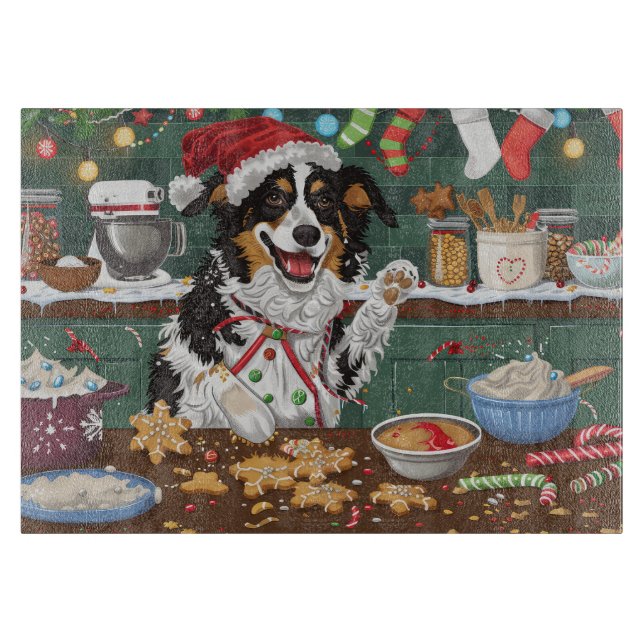 Australian Shepherd Holiday Baking Julbak (Framsidan)