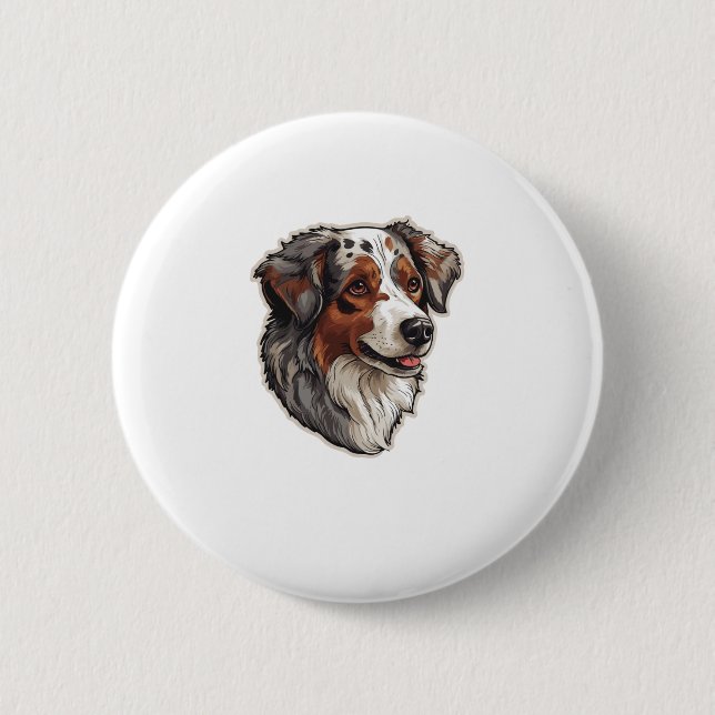 AUSTRALIAN SHEPHERD HUND 1 KNAPP (Framsida)