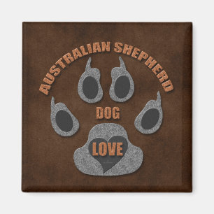 Australian shepherd Hund aveln Magnet