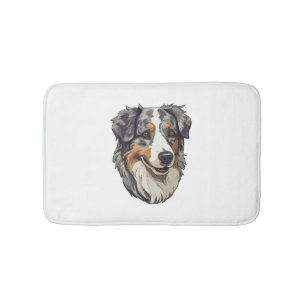 Australian shepherd Hund Badrumsmatta