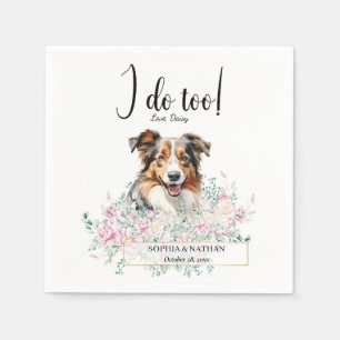 Australian shepherd Hund Cocktail Napkins Pappersservett