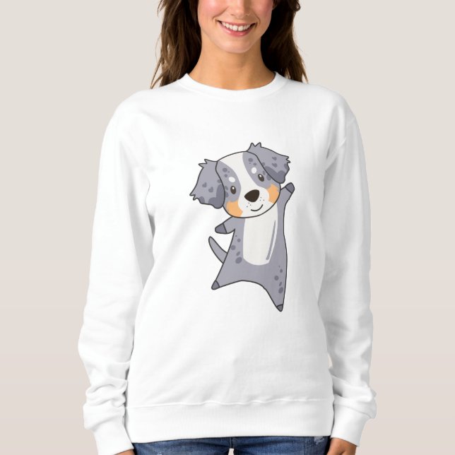 Australian shepherd Hund Djur älskare T Shirt (Framsida)