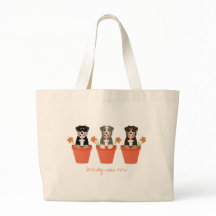 Australian shepherd Hund i blomkruka