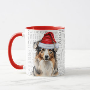 Australian shepherd Hund juljul Mugg