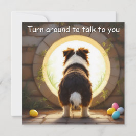 Australian shepherd hund - med Namn Julkort