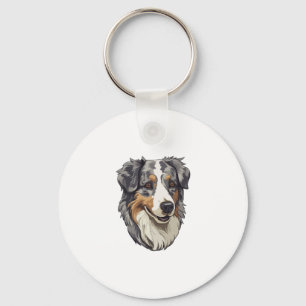 Australian shepherd Hund Nyckelring