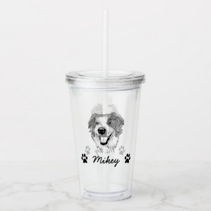 Australian shepherd Hund Personlig Teckning Take Away Mugg