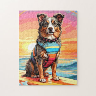 Australian Shepherd hund Pussel