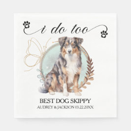 Australian shepherd I gör för Hund Photo Pappersservett