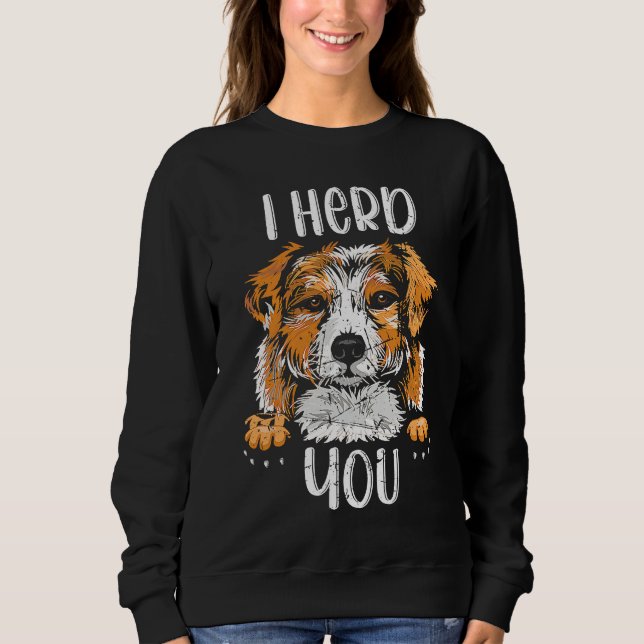 Australian Shepherd I Herd You Aussie Owner Love T Shirt (Framsida)