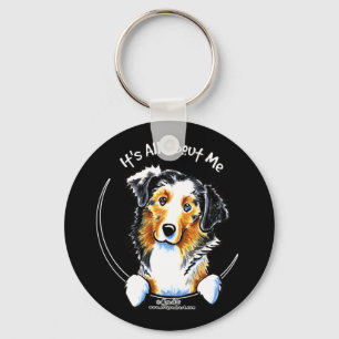 Australian shepherd IAAM Nyckelring