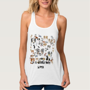 Australian shepherd "I'ma Wiggle-ända älskare ", Linne Med Racerback