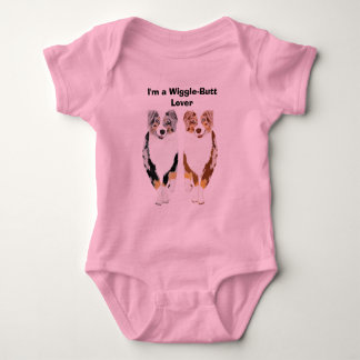 Australian shepherd~-I'ma Wiggle-ända älskare T Shirt