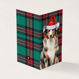 Australian shepherd jul Hund Play Helgdag Kort