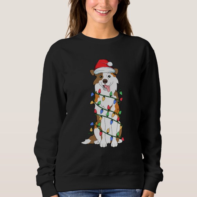 Australian shepherd Julgran Light Aussie Xm T Shirt (Framsida)