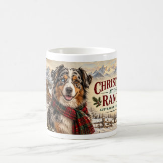 Australian Shepherd Julmugg | Jul på gården Kaffemugg