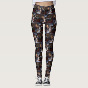 Australian shepherd julsäsong leggings
