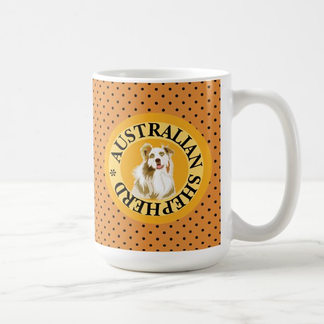 Australian shepherd kaffemugg (Höger)