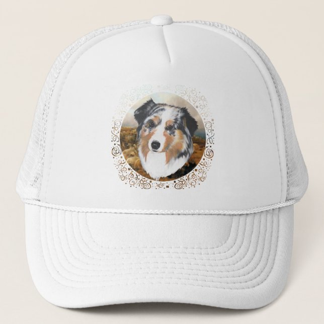 Australian shepherd keps (Framsida)