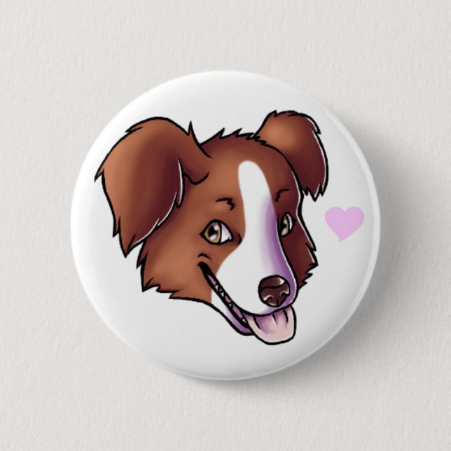 Australian shepherd knapp (Framsida)